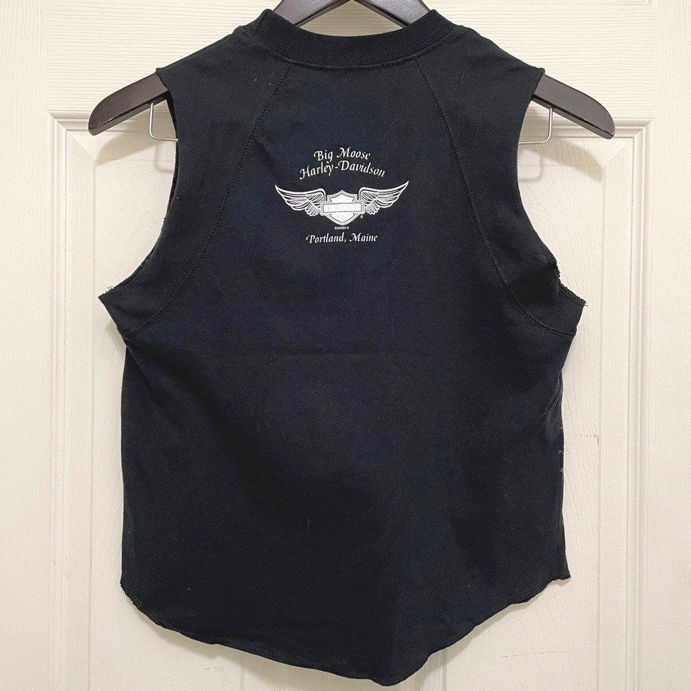 Vintage Harley Davidson 100th Anniversary Muscle Tank Top Big Moose Y2K M USA - Picture 3 of 12